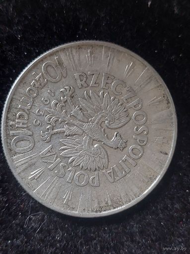 10 злотых польша 1935