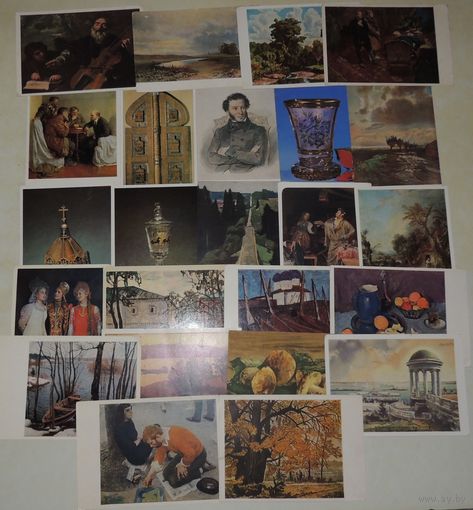 Открытки "Музеи мира 2" (24 шт.)