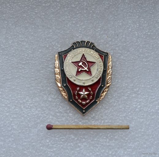 Отличник Советской Армии.