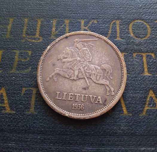 5 лит 1936 Литва #022-A01 XF Монета в родной патине!