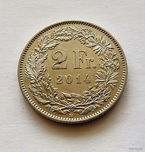 Швейцария 2 франка, 2014