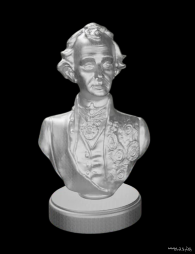 Бюстик Генерал-фельдмаршал А.В. Суворов Металл/Сплав