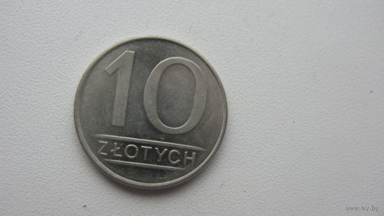 . Польша 10 злотых 1987 г. ( состояние отличное )