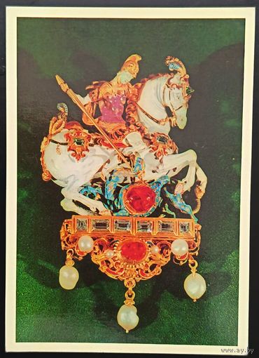 Комплект из 9 открыток Германии без обложки (полный) Дрезденский музей Зеленый свод 1978