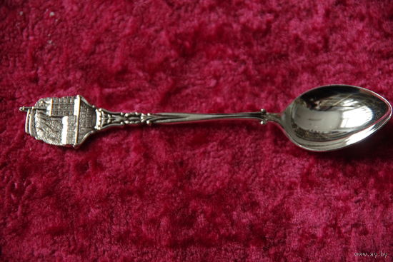 Ложка с серебрением сувенирная коллекционная  В20
