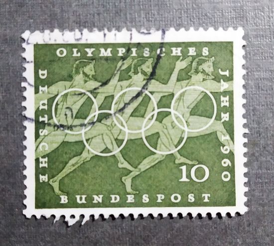 Марка Германия 1960 год Олимпийские игры