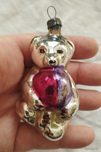 Ёлочная игрушка мишка