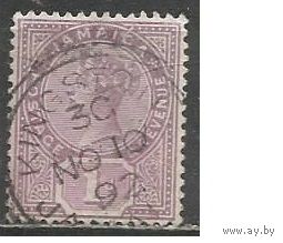Ямайка. Королева Виктория. 1889г. Mi#23.