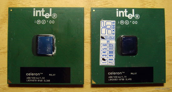 Intel Celeron 600 SL4PB 2шт
