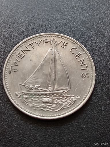 Багамы  (Багамские острова) 25 центов 2000 г.