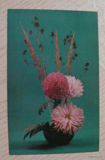 Самсоненко Н., Композиция из цветов, 1983, чистая (9*14 см).