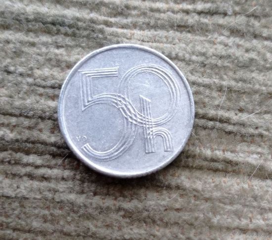 Werty71 Чехия Чехословакия 50 геллеров 1993 Лев