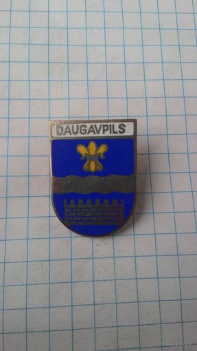 Даугавпилс, герб. Серия "Латвийская полная (Cu)".