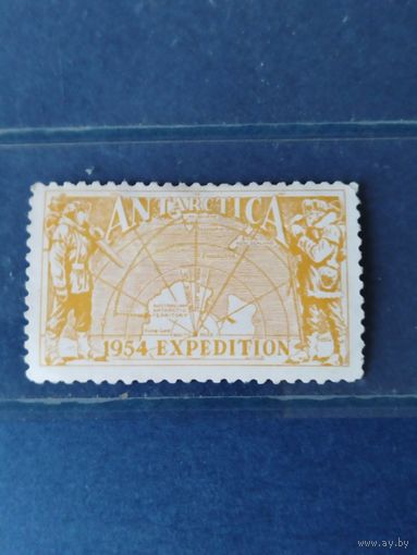 Австралия  1954  дилерская марка для Антарктических экспедиций