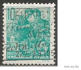 ГДР. Пятилетка. Учёный. Стандарт. 1957г. Mi#578.