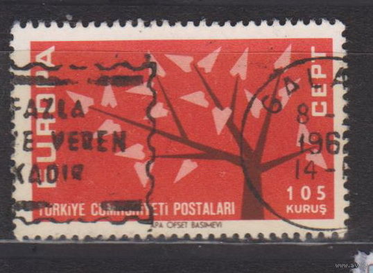 Евросепт Турция 1962 год лот 13