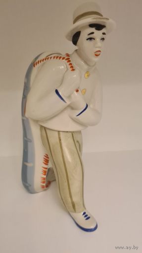 Фарфоровая статуэтка "Богатый улов" ЗХК