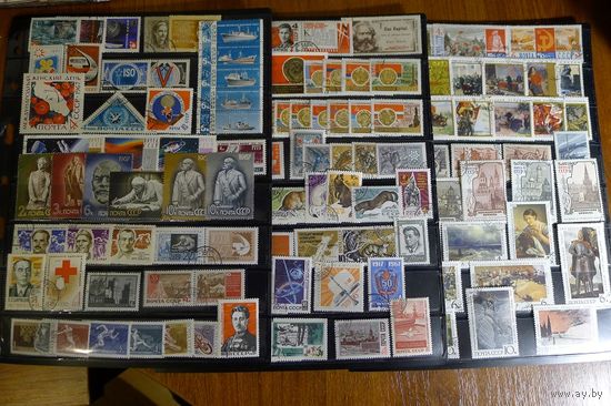 СССР-1967 (Заг.3367-3502) гаш., Хронология, Весь 1967 год(все марки ), полный комплект