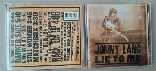 JONNY LANG - Lie To Me (USA 1996 CD аудио)
