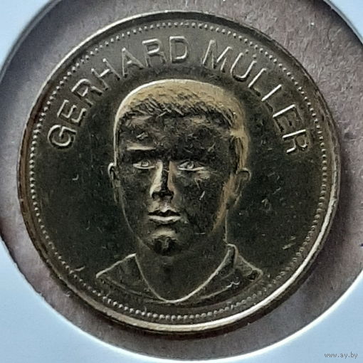 Футбольный жетон. Germany (1969). National Football Teams. Gerhard Muller.