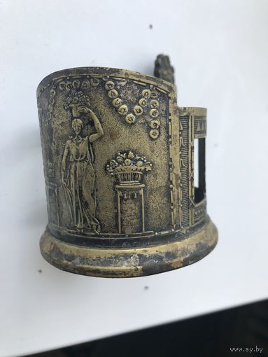 Старинный польский подстаканник конец 19 века