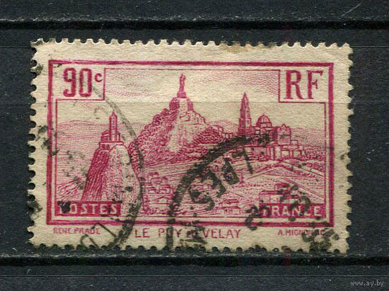 Франция - 1933 - Архитектура - [Mi. 286] - полная серия - 1 марка. Гашеная.  (Лот 59EG)-T2P8