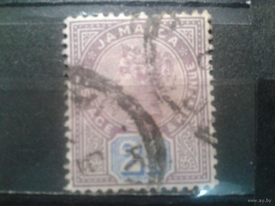 Ямайка, колония Англии, 1891. Королева Виктория