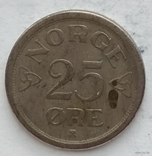 Норвегия 25 эре 1953 г.