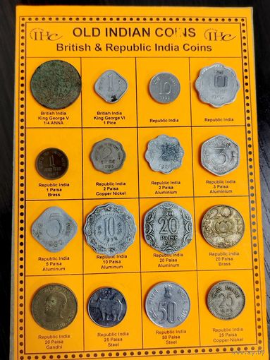 Монеты Индии сборный лот!