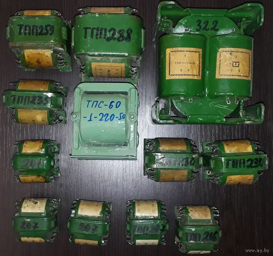 ТРАНСФОРМАТОРЫ  ТПП201-127/220-50, ТПП207-127/220-50, ТПП216-127/220-50, ТПП230-127/220-50, ТПП235-127/220-50, ТПП259-127/220-50, ТПП288-127/220-50, ТПП322-127/220-50, ТПС60-1-220-50