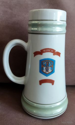 ПИВНОЙ БОКАЛ. МФЗ. Минский фарфоровый завод.