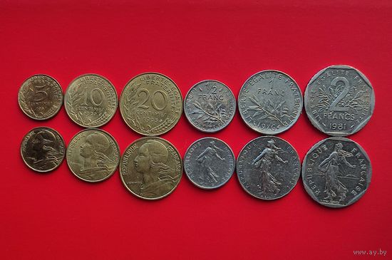 Франция (6 монет)