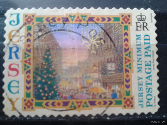 Джерси 2005 Рождество  Михель-1,4 евро гаш