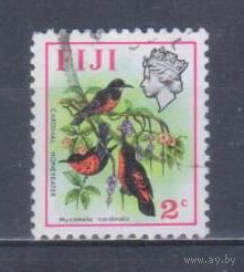 [1862] Фиджи 1971. Фауна.Птицы.Нектарницы. Гашеная марка.