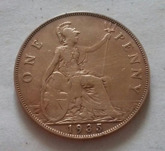1 пенни, Великобритания 1935 г., Георг V
