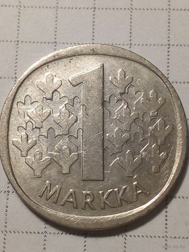1 марка Финляндия 1989 год.