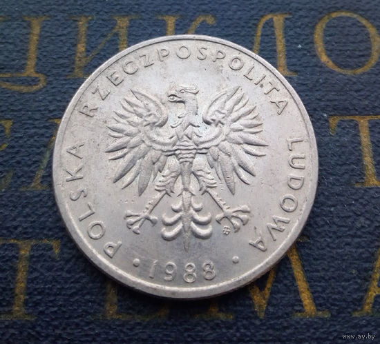 20 злотых 1988 Польша #02