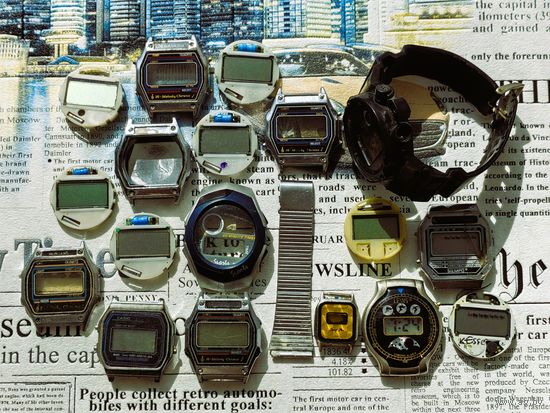 Лот запчастей к часам типа Montana, STempo, Kessel, Casio, Levis и др. ТОЛЬКО ВСЁ ВМЕСТЕ - ОДНИМ ЛОТОМ!!! #5