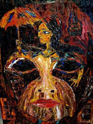 Картина маслом "БОЛЬ" Salenko