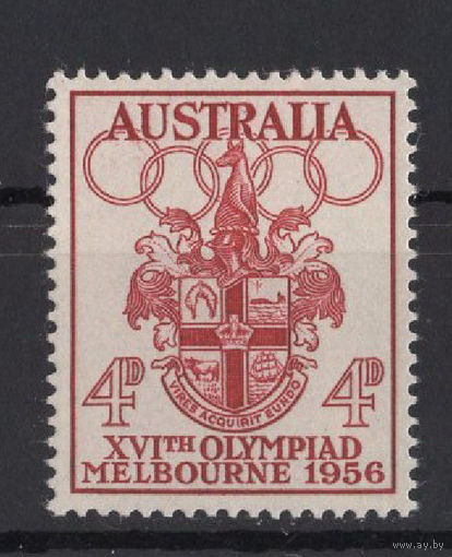 Австралия /Australia 1956** Герб Олимпийские игры Мельбурн Mi#266