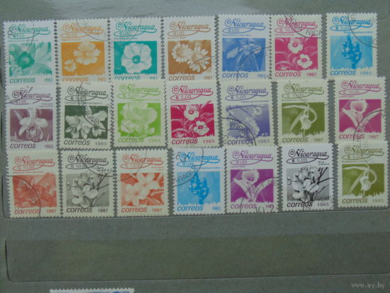 Никарагуа. Цветы. 1983-85г.