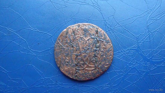 2 копейки 1758 перечекан                                                                                                                   (4937)