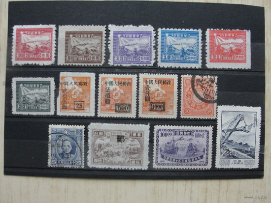 Продажа коллекции с 1 рубля! Почтовые марки Китая.