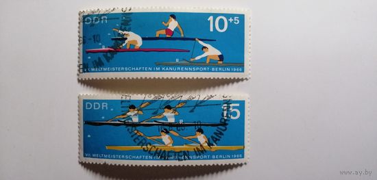 ГДР 1966. Чемпионат мира по каноэ. Полная серия