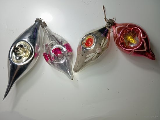 Ёлочные игрушки - Фонарики . СССР .