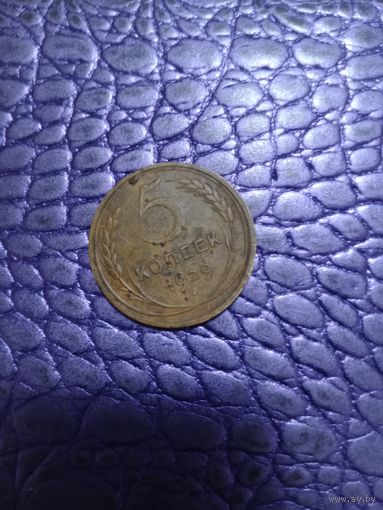 5 копеек 1929 года