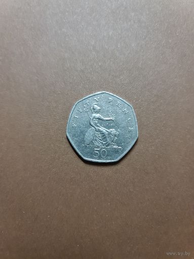 Великобритания 50 пенсов 1997 г.