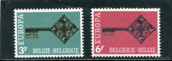 Бельгия. Европа СЕРТ 1968. Ключи