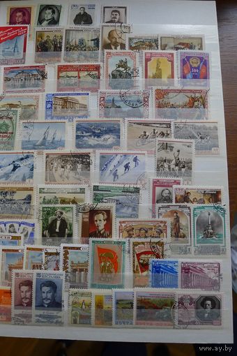 СССР-1954 (Заг.1658-1713) гаш., Хронология, Весь 1954 год(все марки ), полный комплект