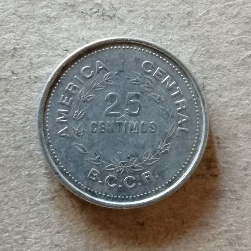 Коста-Рика 25 сентимо 1983 г., KM# 188.3, ю